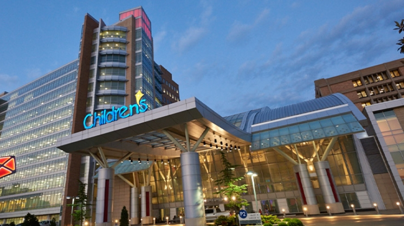 Photo of Children's hospital building